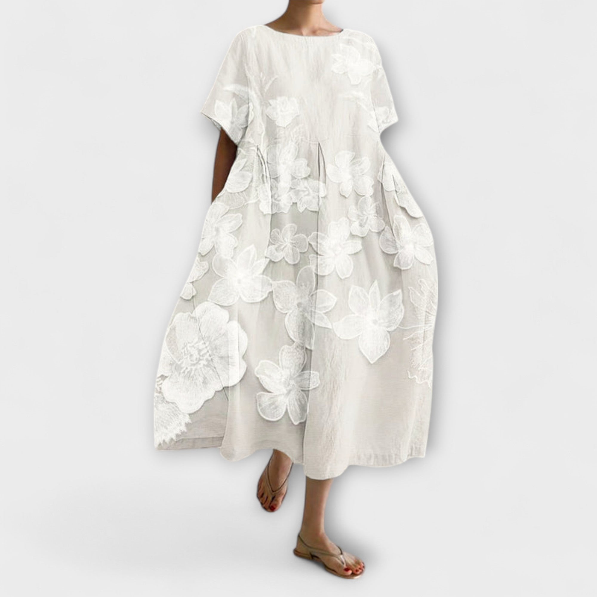 Olivia - Elegante jurk met bloemenpatroon