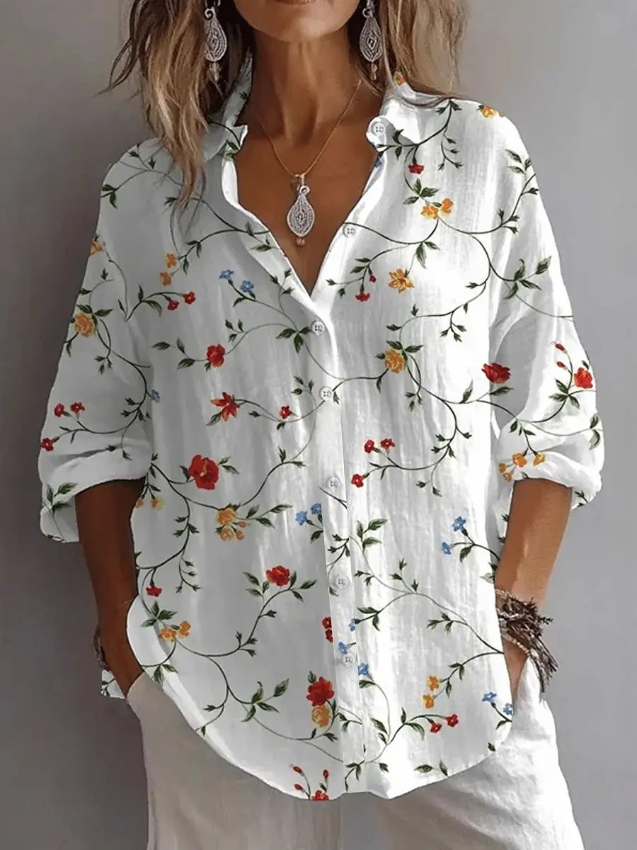 Alexia – Blouse met Bloemenprint