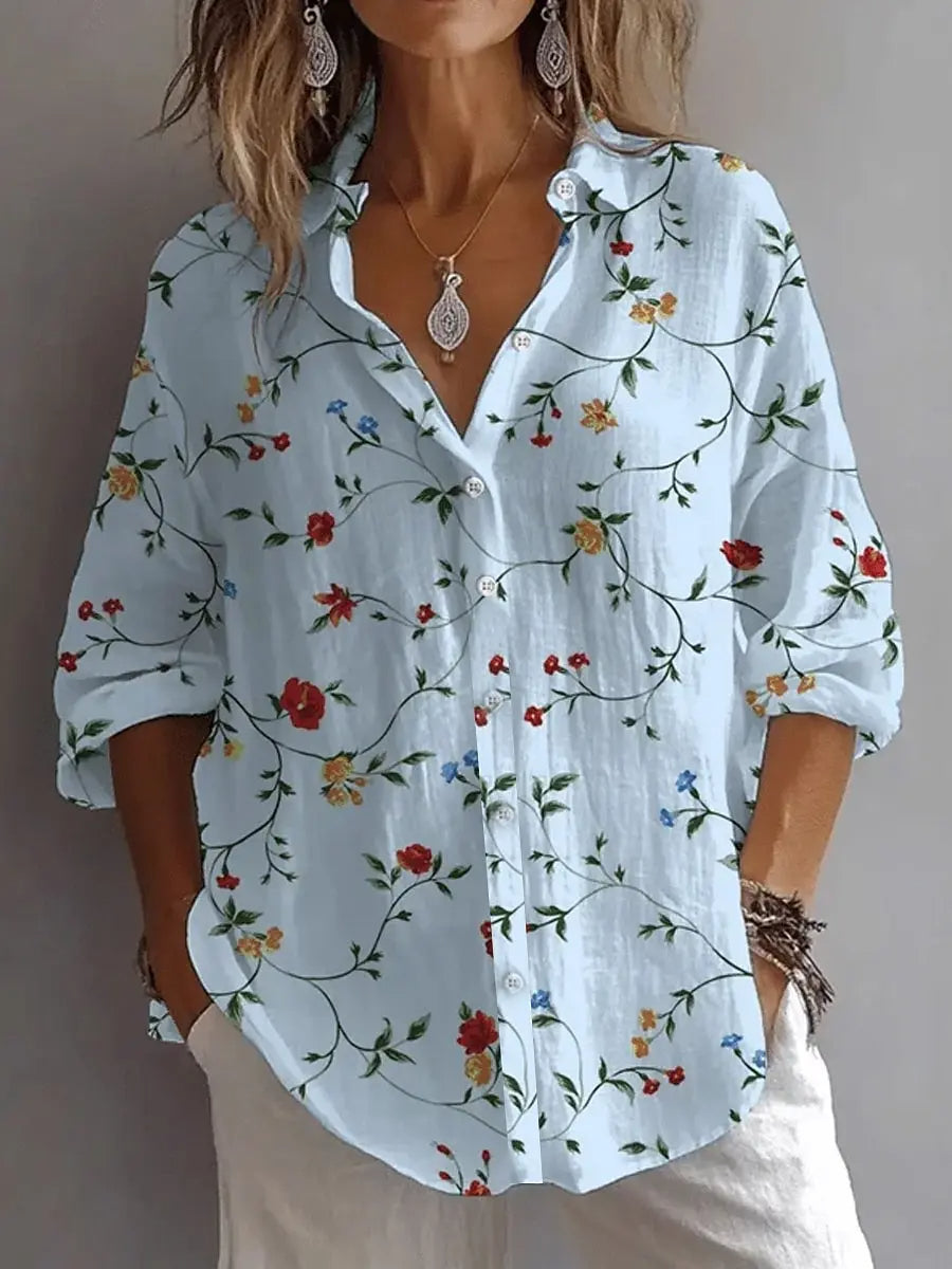Alexia – Blouse met Bloemenprint