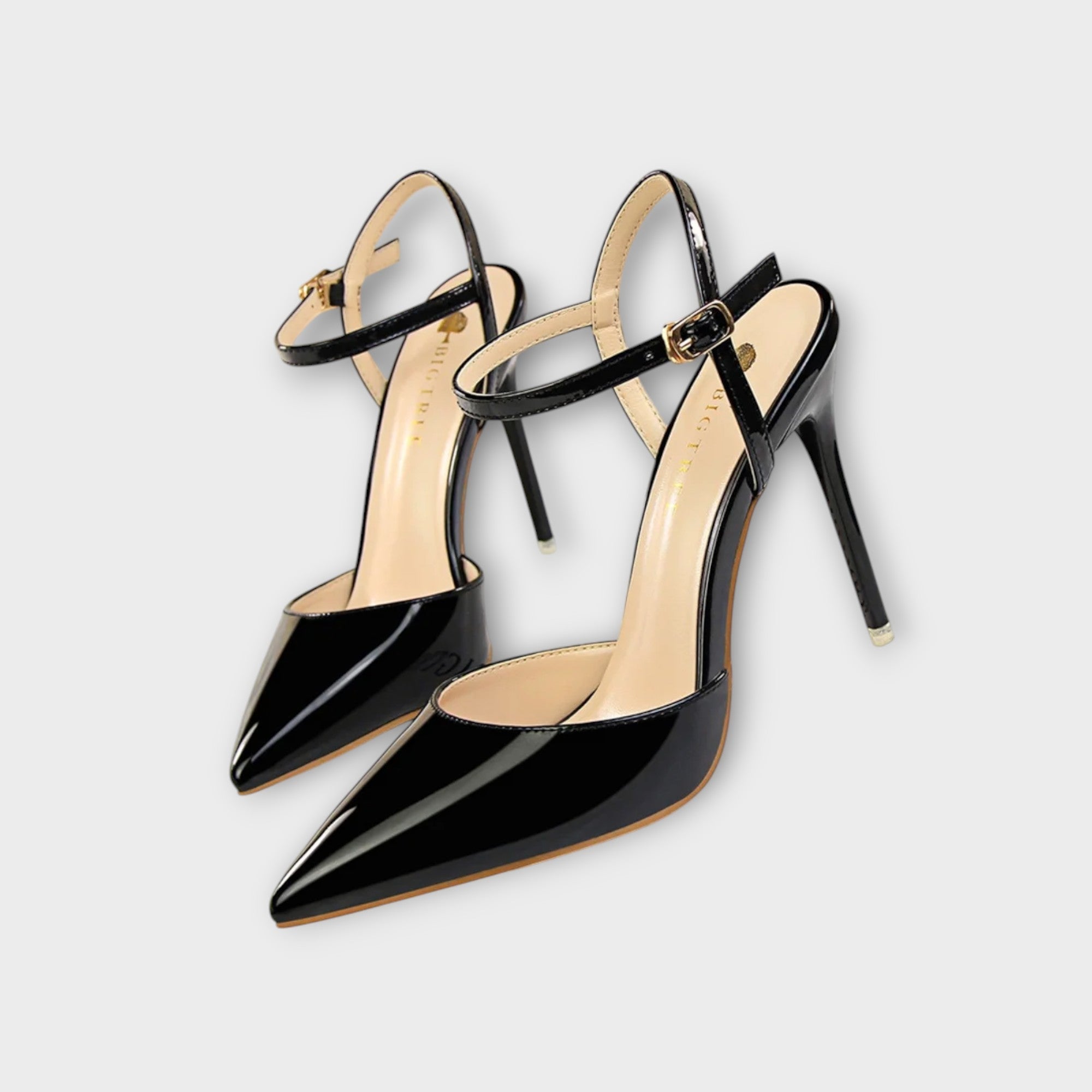Bella - Groene Fluwelen Stiletto-hakken