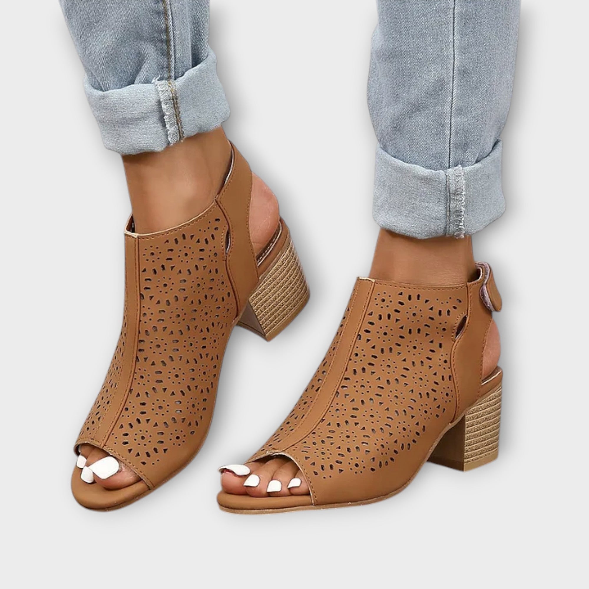 Brenda - Effen chunky hakken