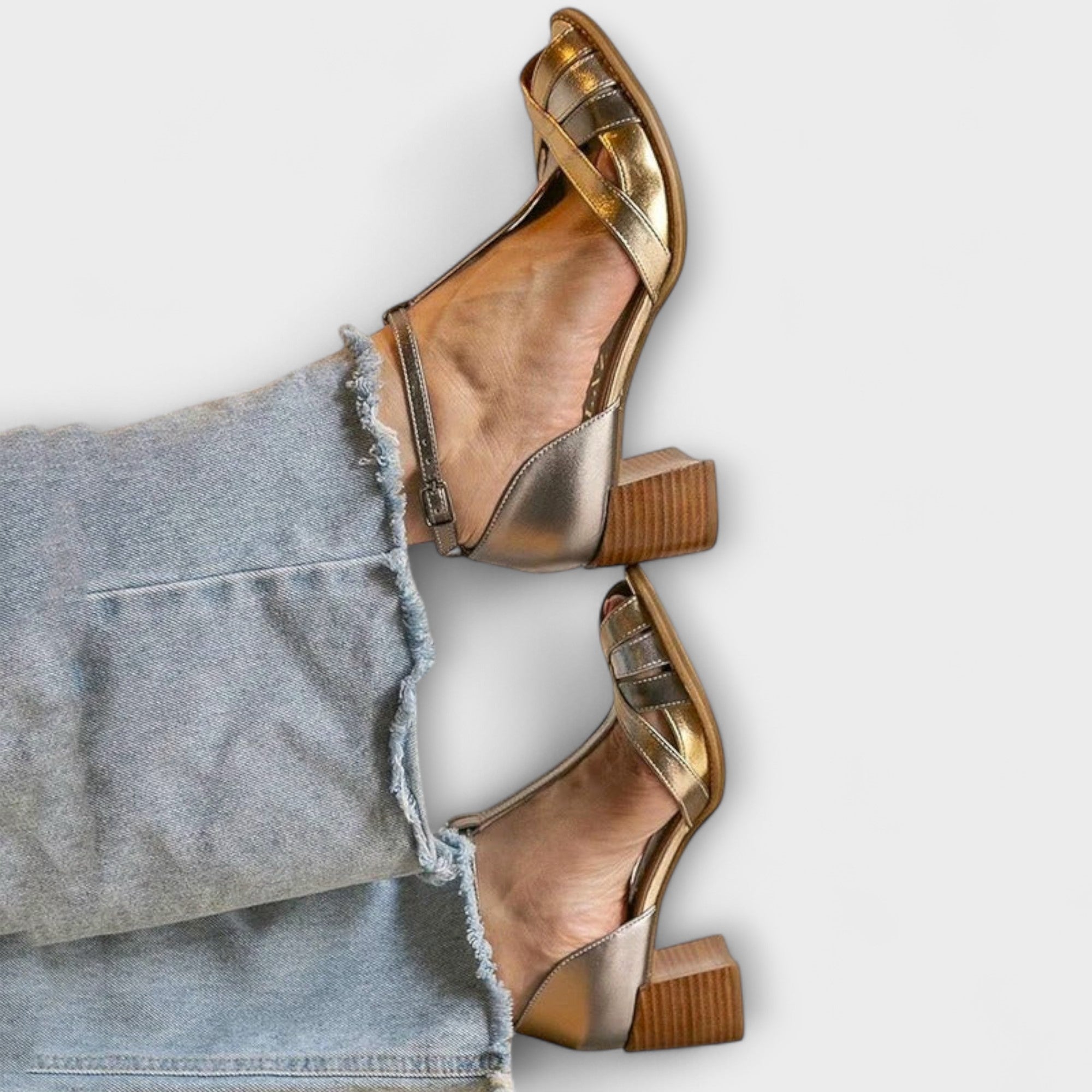 Kristen - Gouden Metallic Hakken