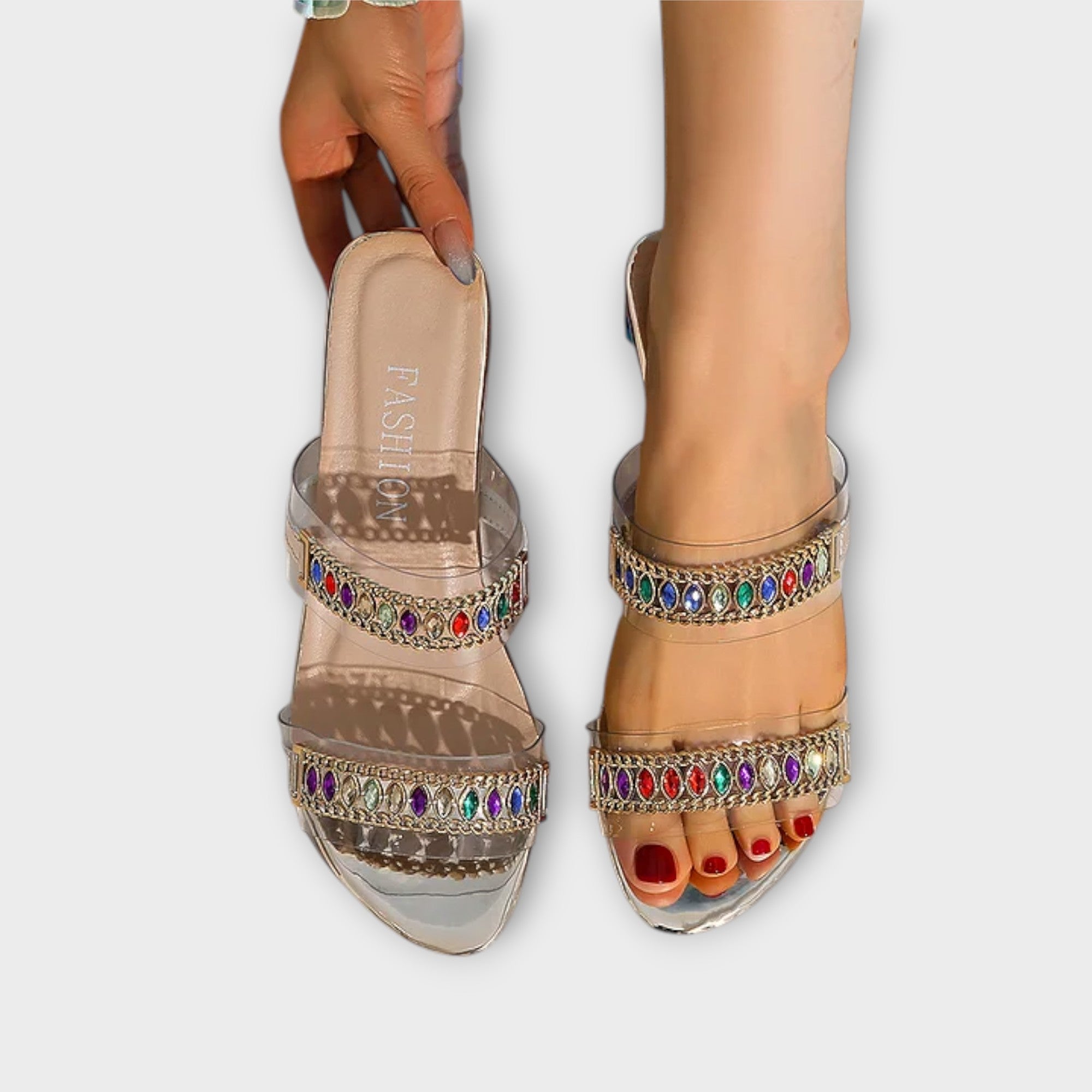 Brianna - Plateausandalen met een chunky hak