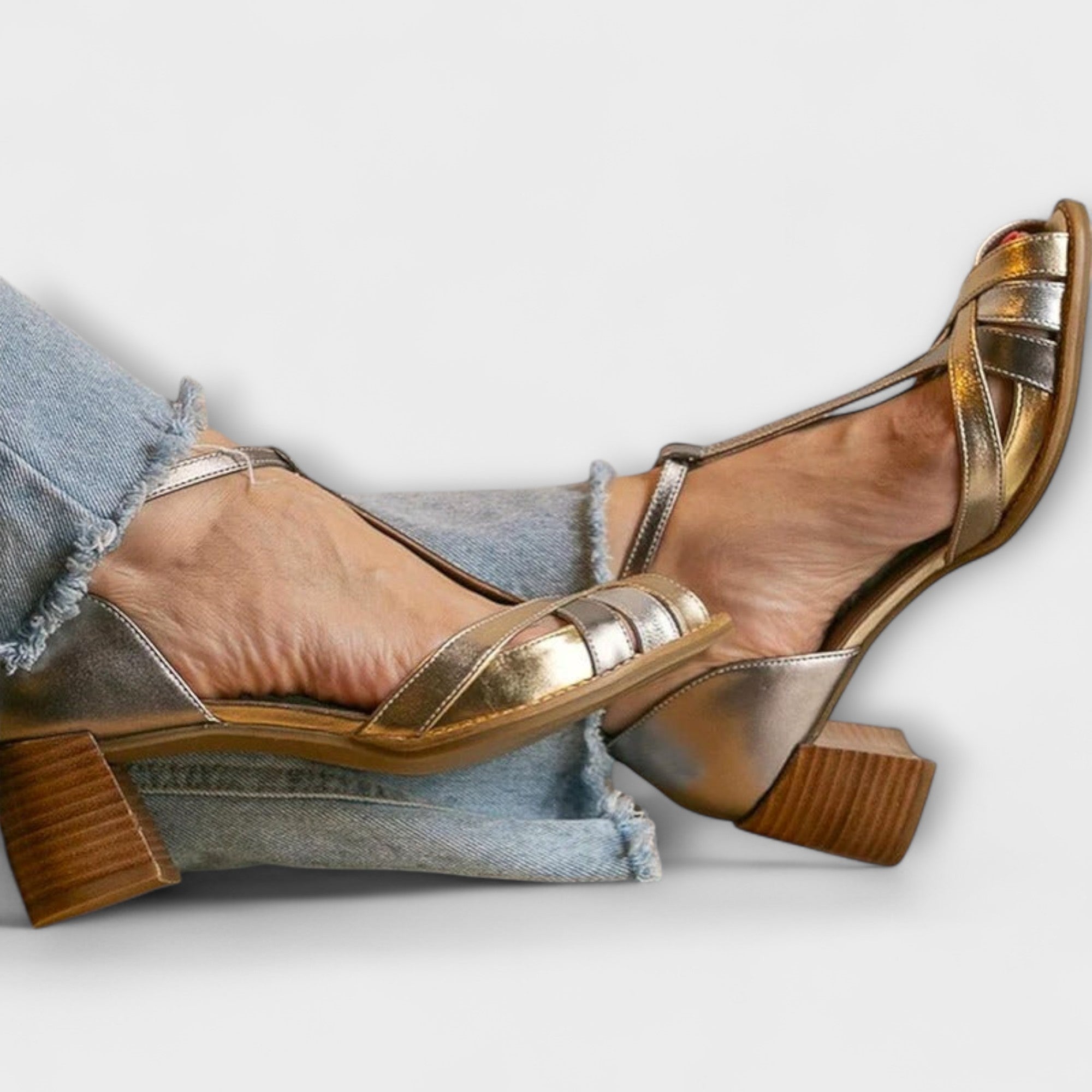 Kristen - Gouden Metallic Hakken