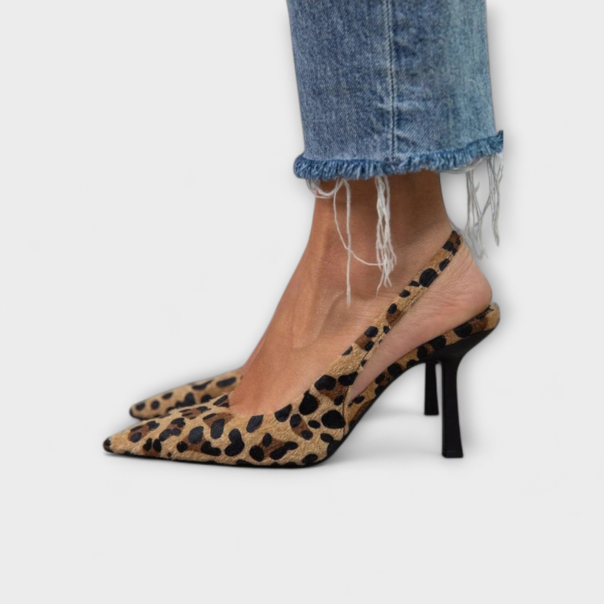 Brooke - Khaki-kleurige Stiletto-hakken