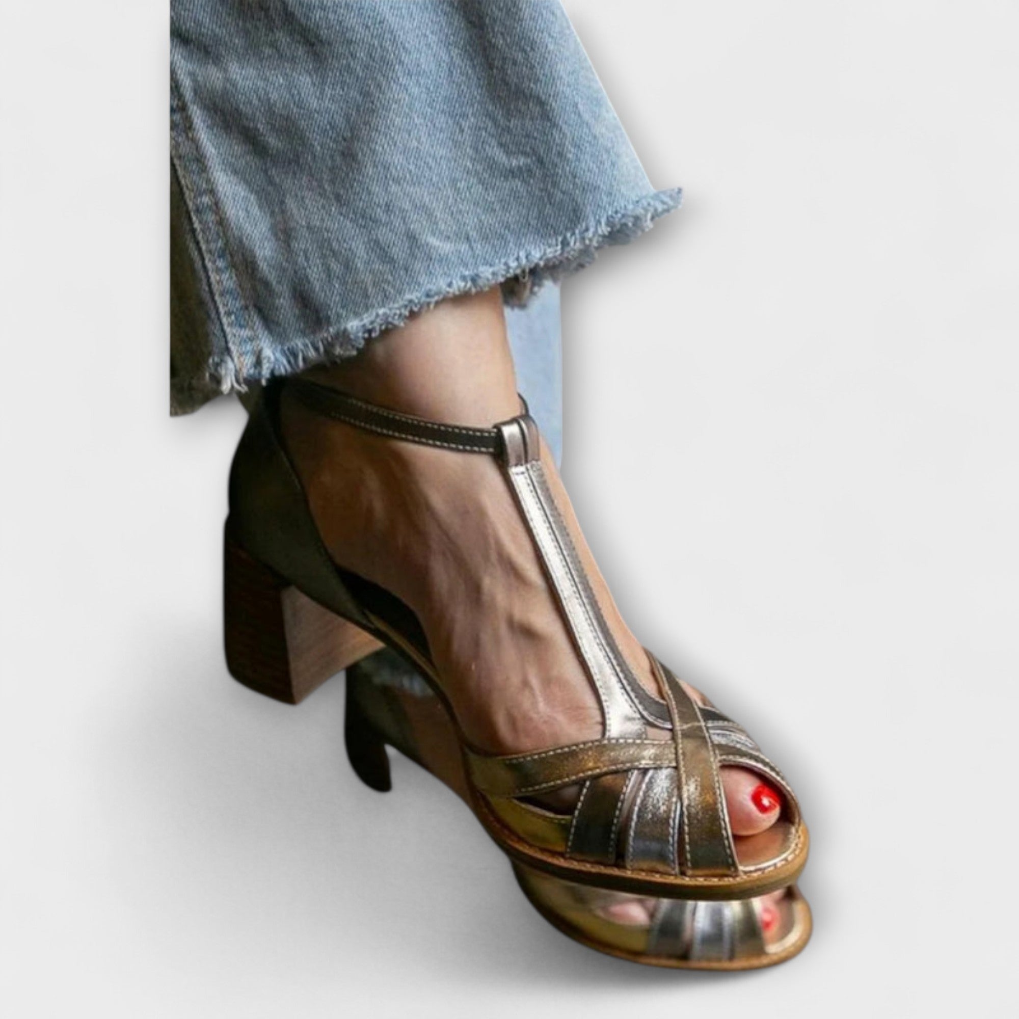 Kristen - Gouden Metallic Hakken