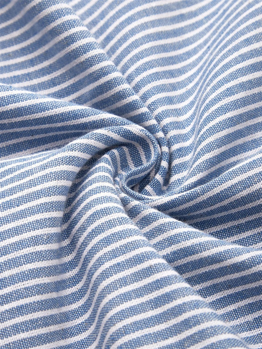 Fien™ – Jurk met strepen en knoopdetails