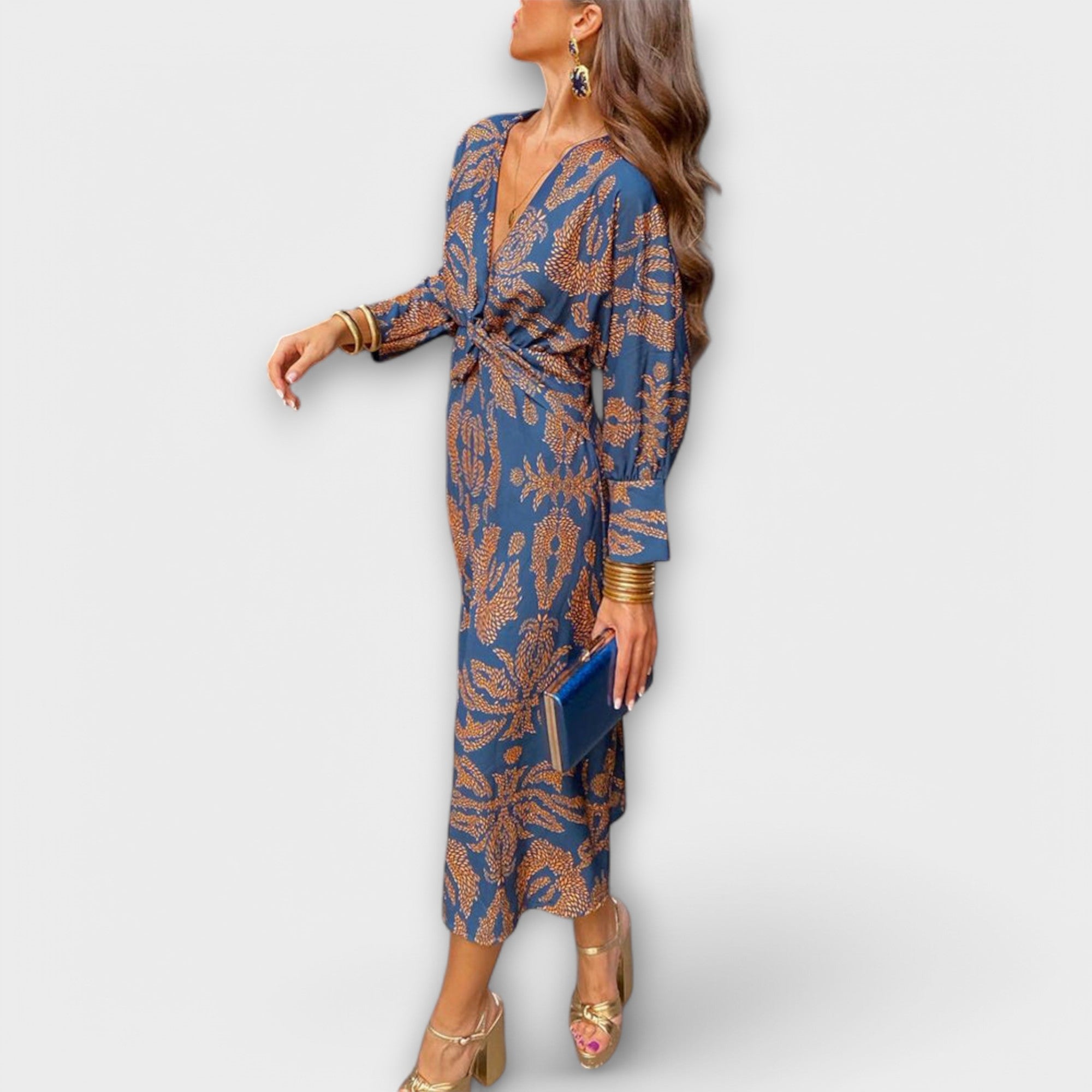 Oriana - Elegante jurk met lange mouwen