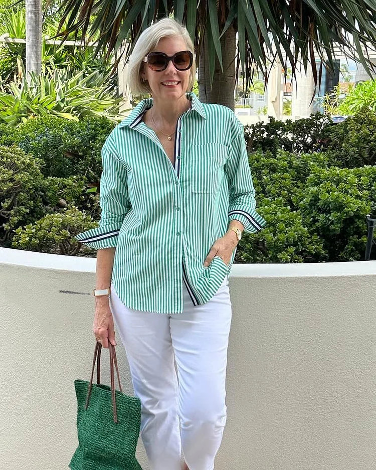 Ellen™ | Gestreepte Shirt