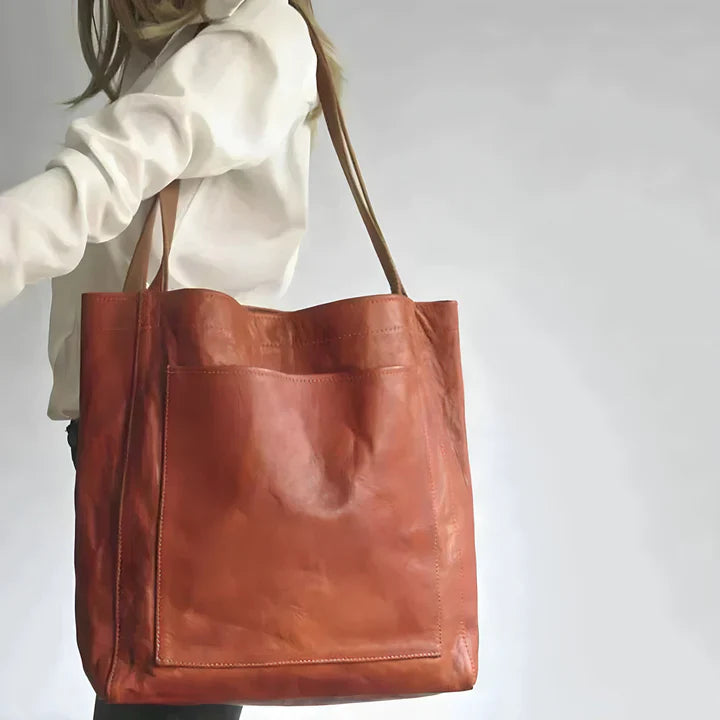 Elysia - Klassieke Leren Tote