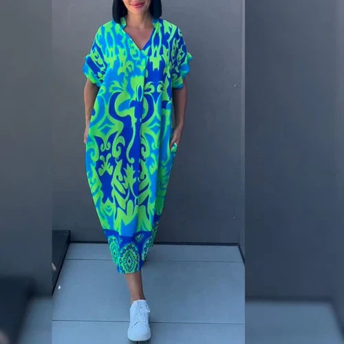 Elena™ - Elegante bloemenjurk