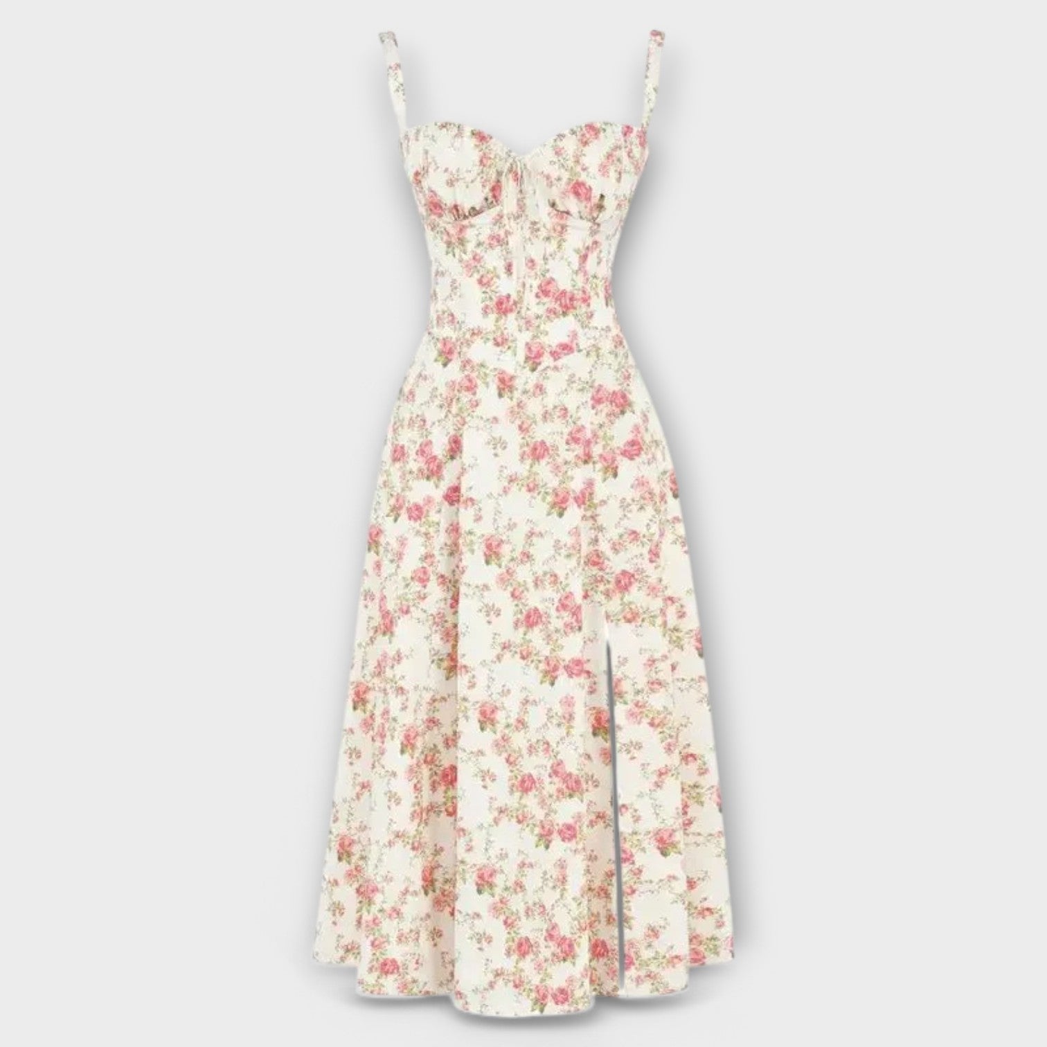 Kiana - Korset Midi-jurk