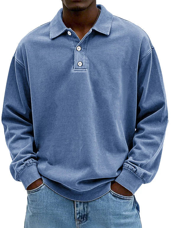 Maxime™ Vintage Lange Mouw Shirt