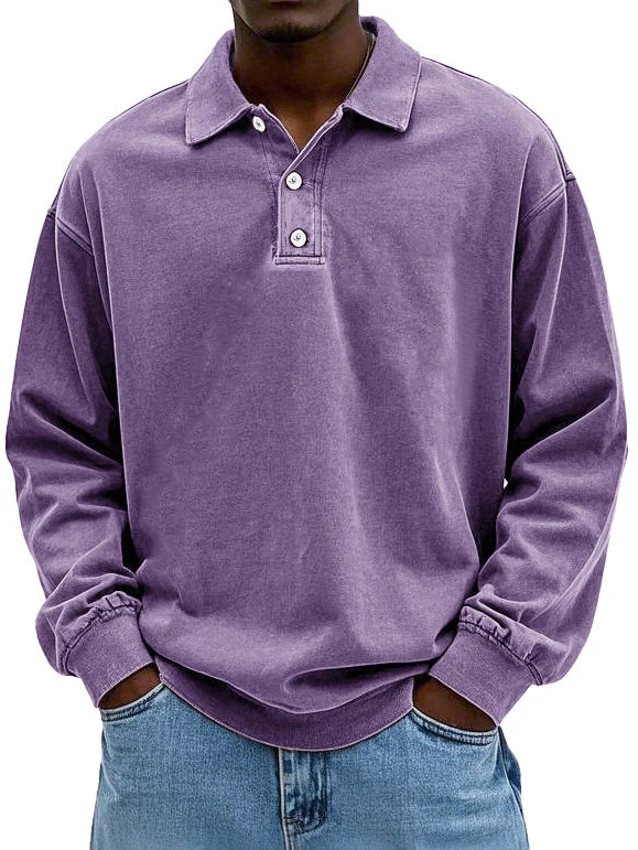 Maxime™ Vintage Lange Mouw Shirt