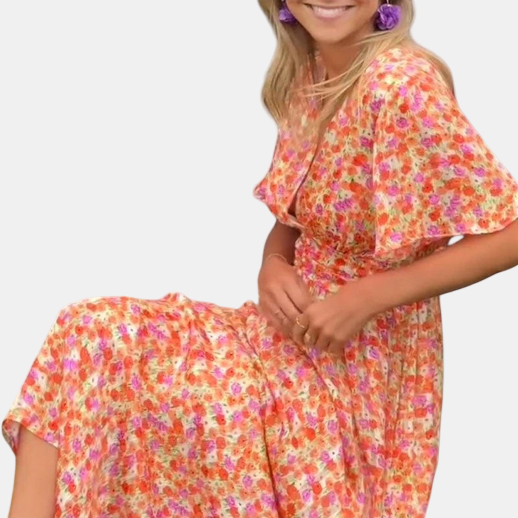 Wendy | Bekväm Maxi Klänning