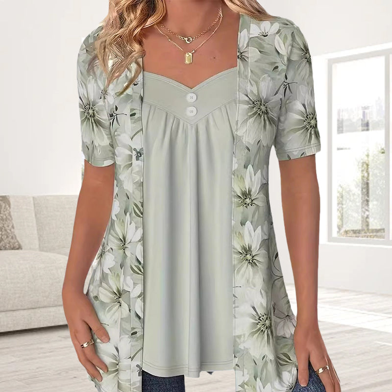 NORBERTA I MODIEUZE BLOEMENBLOUSE
