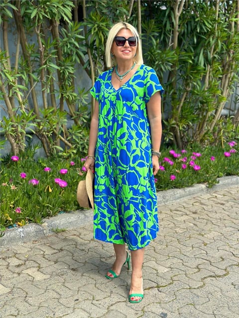 Mila - Elegante bloemenjurk