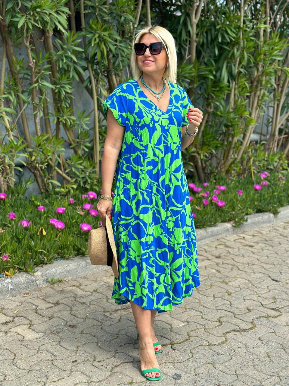 Mila - Elegante bloemenjurk