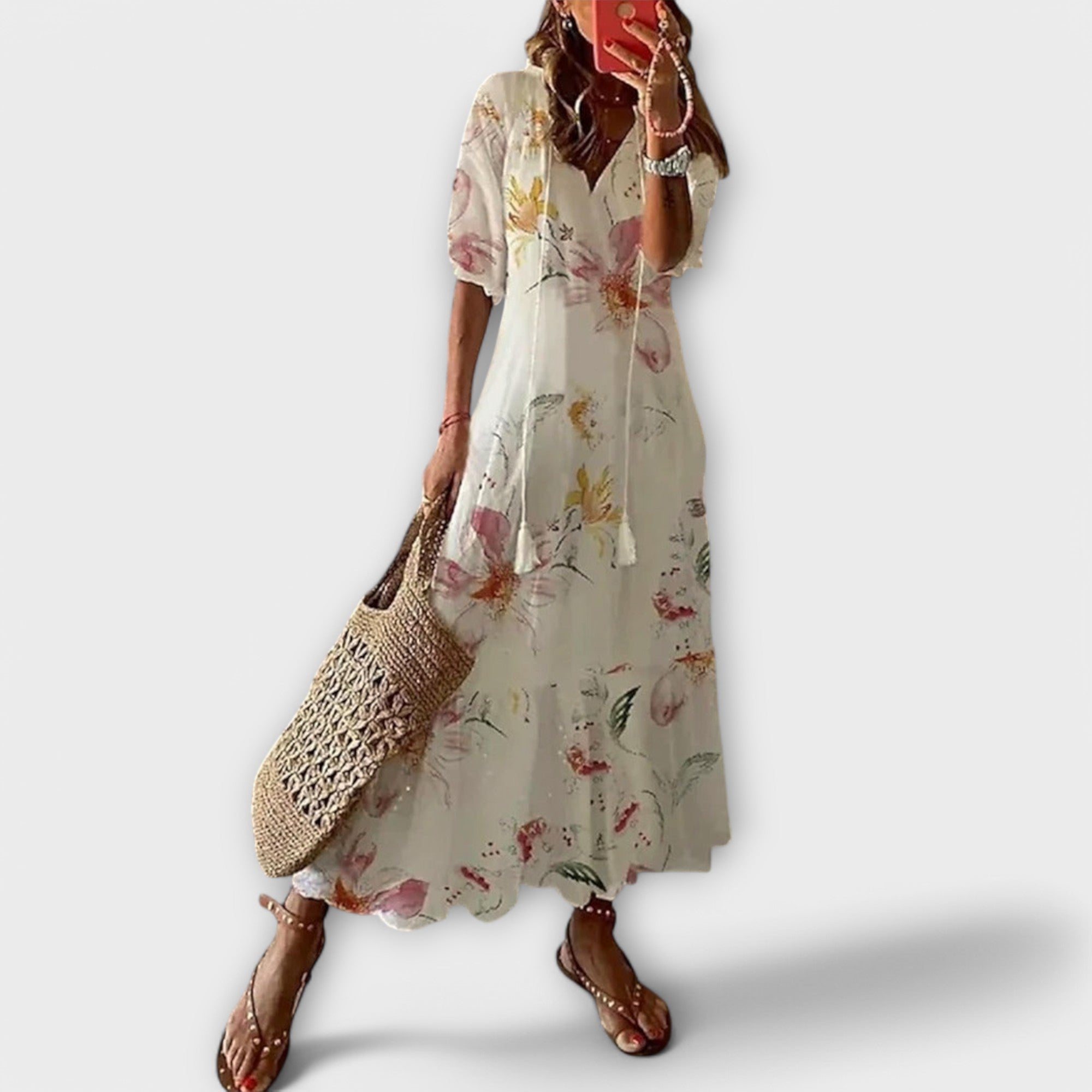 Bettina - Boheemse Maxi-jurk