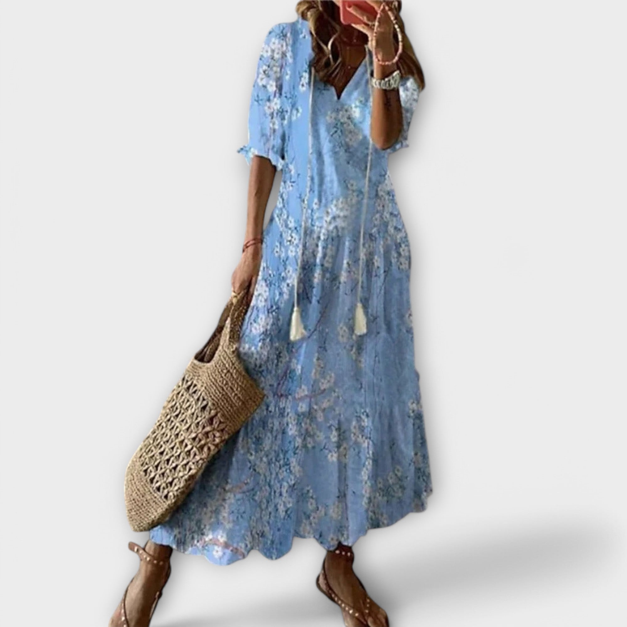 Bettina - Boheemse Maxi-jurk