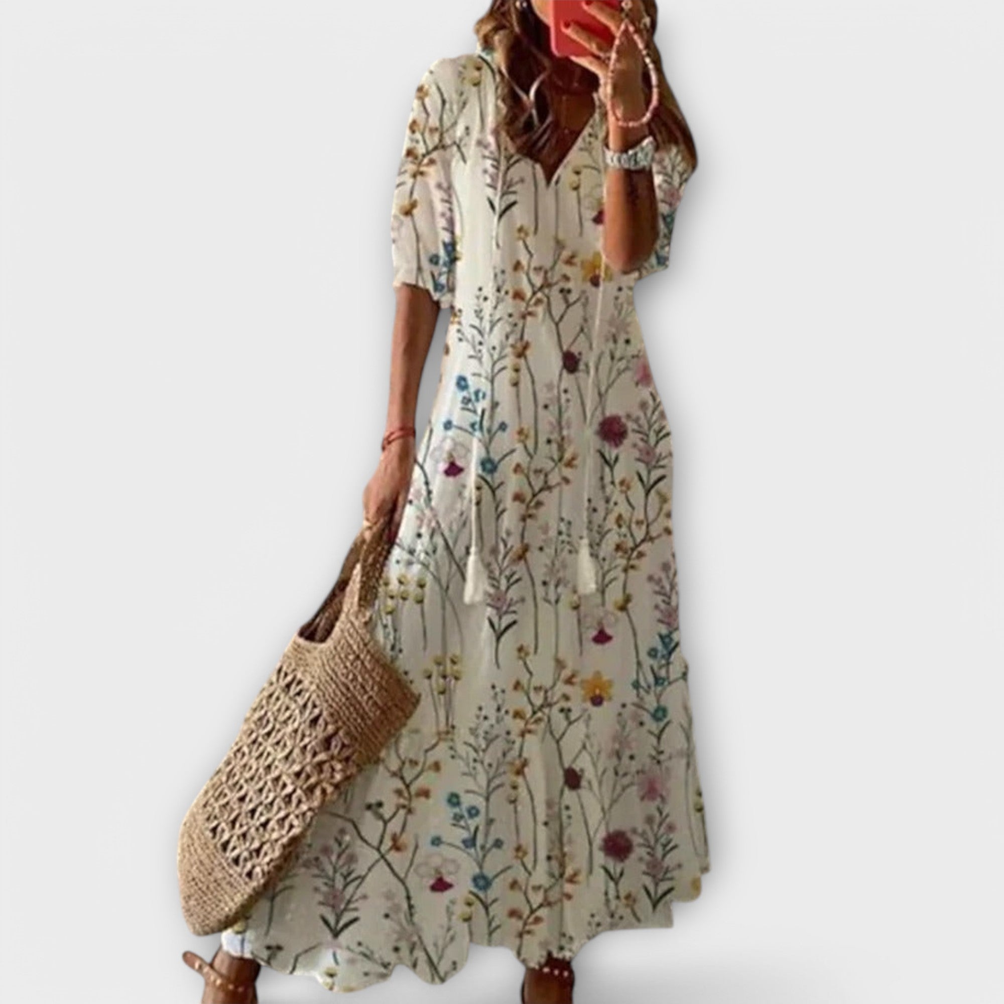 Bettina - Boheemse Maxi-jurk