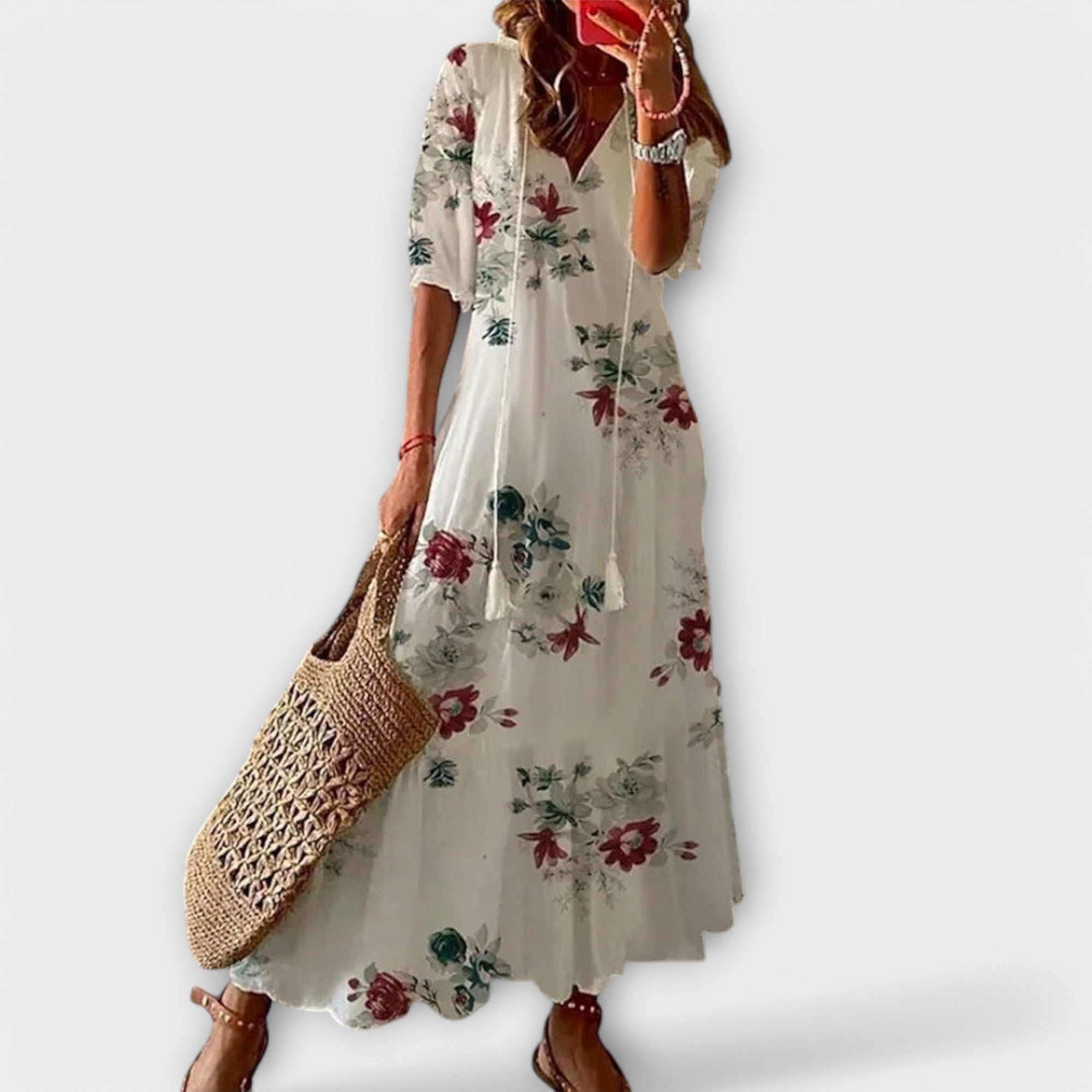 Bettina - Boheemse Maxi-jurk